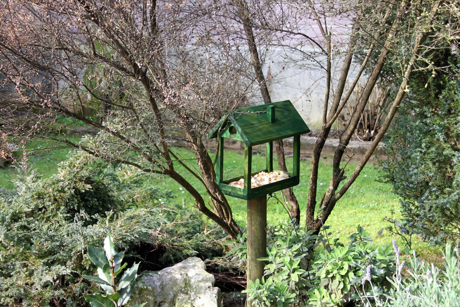 Muebles Auxiliares de Madera Comederos para pájaros
