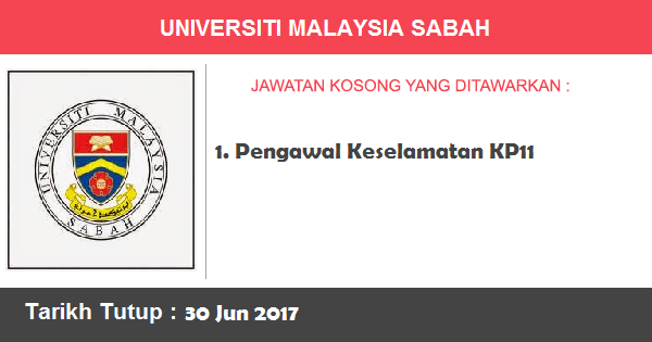 Jawatan Kosong di Universiti Malaysia Sabah (UMS) Jawatan Kosong di Universiti Malaysia Sabah (UMS)