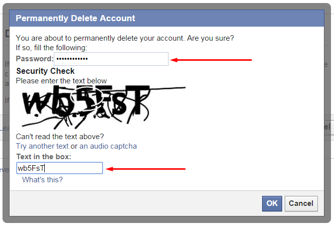 how 2 delete facebook account permanently