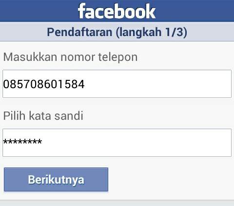 Ponsel Daftar Facebook Cara Membuat Akun Facebook Baru Hanya Dalam Waktu 5 Menit