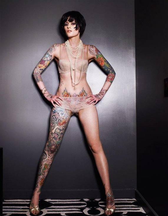 Nude Body Tattoos 85