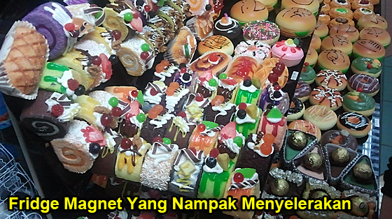 Fridge magnet bentuk makanan sedap