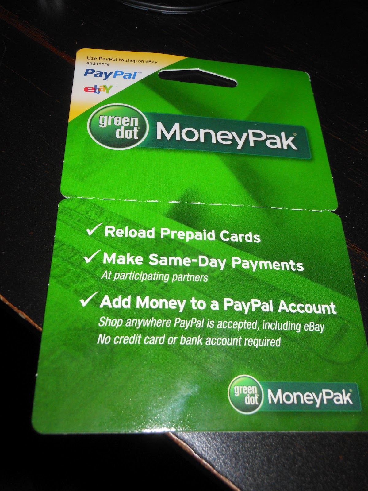 cant login to moneypak