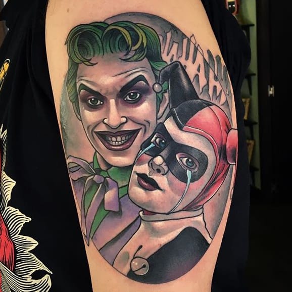 10 Joker and Harley Quinn Tattoos For Any Comic Couple!