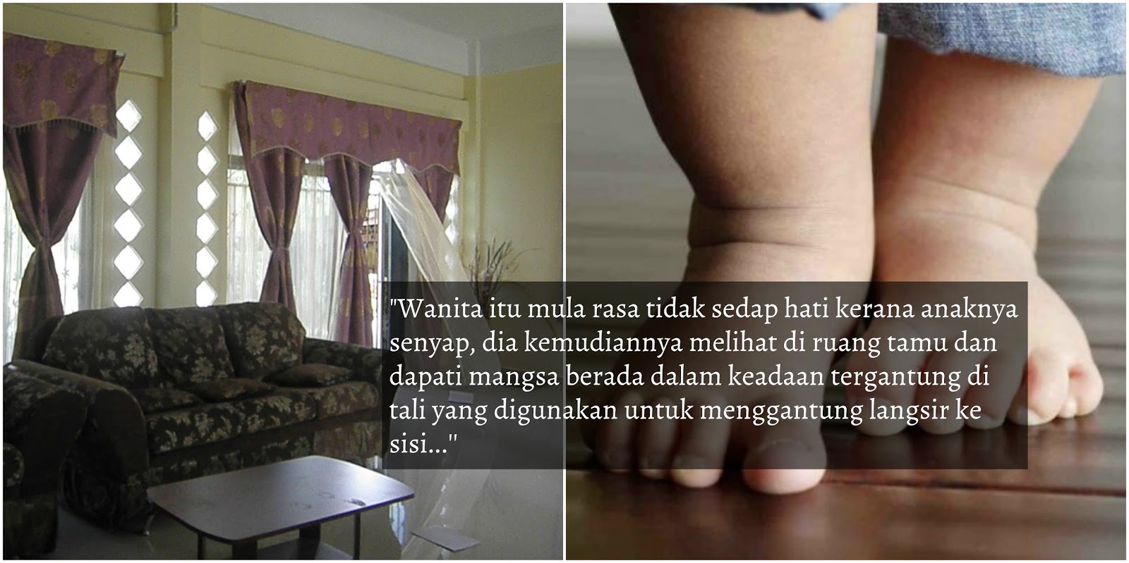 Ibu Tidak Sedap Hati Rupanya Petanda Anak 2 Tahun Mati Tergantung Sebagai Ibu Bapa Kita Pasti Bimbang Dengan Keselamatan Anak Terutamanya Di Usia Mereka Yang Masih Bayi Kerana Terdapat Bahaya Sekeliling Tanpa