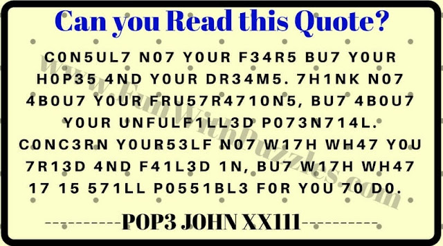 Challenge Yourself With This reading Brain Teaser