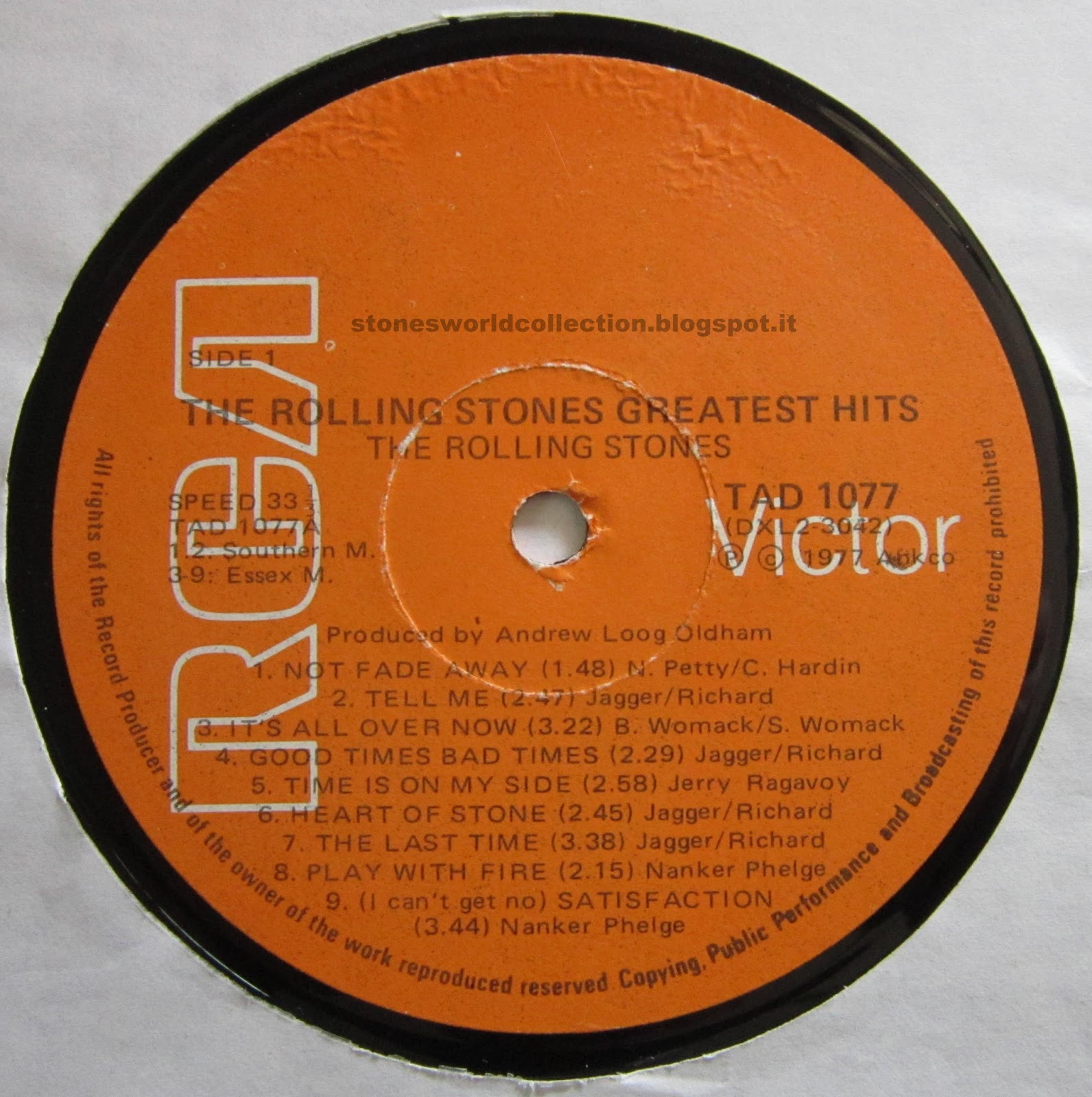 Stonesworldcollection SOUTH AFRICA & SOUTHERN RHODESIA LP DISCOGRAPHY