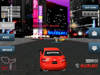 Kizashi Ring of Fire Racing Game for iPhone/iPad released by Suzuki