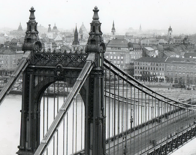 Check Out What Elisabeth Bridge, Budapest Looked Like  in 1911 