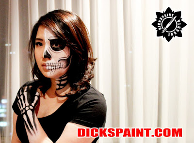 face painting horror skull zombies jakarta
