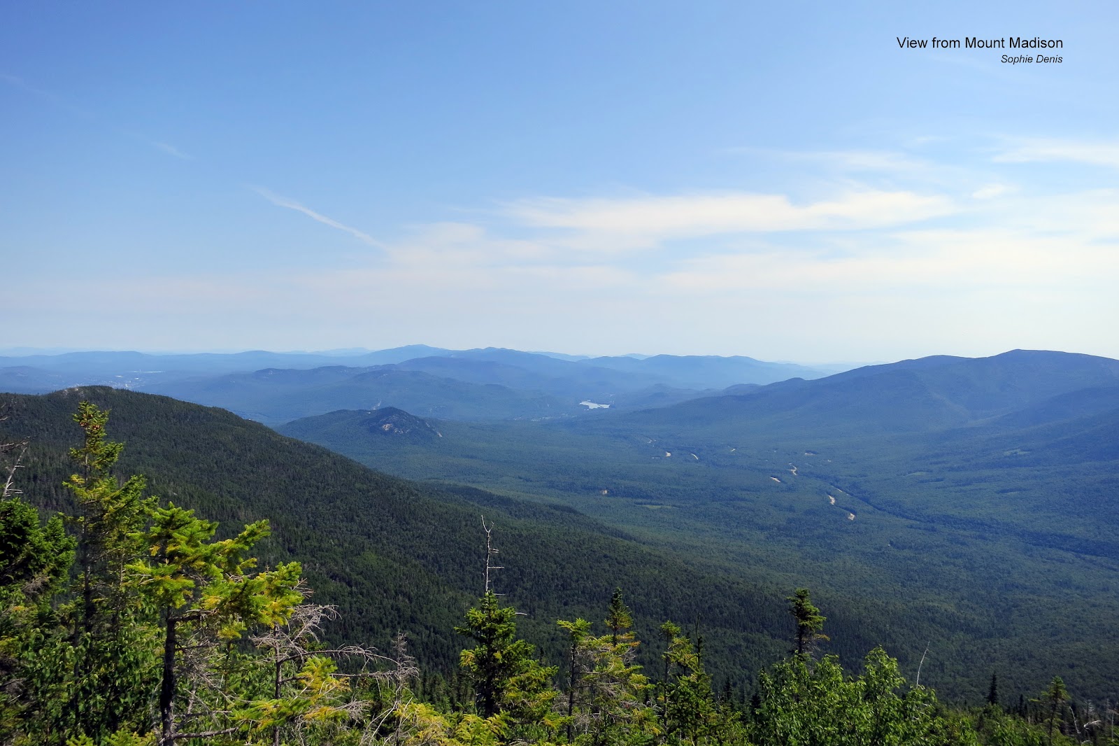 Follow the climb Hike to the top of Mount Madison in New Hampshire