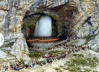 Ice Shiv Lingam in Amarnath Cave