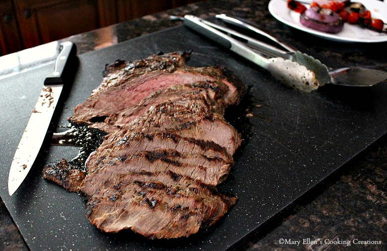 Mary Ellen's Cooking Creations Tequila Lime Grilled Flank Steak