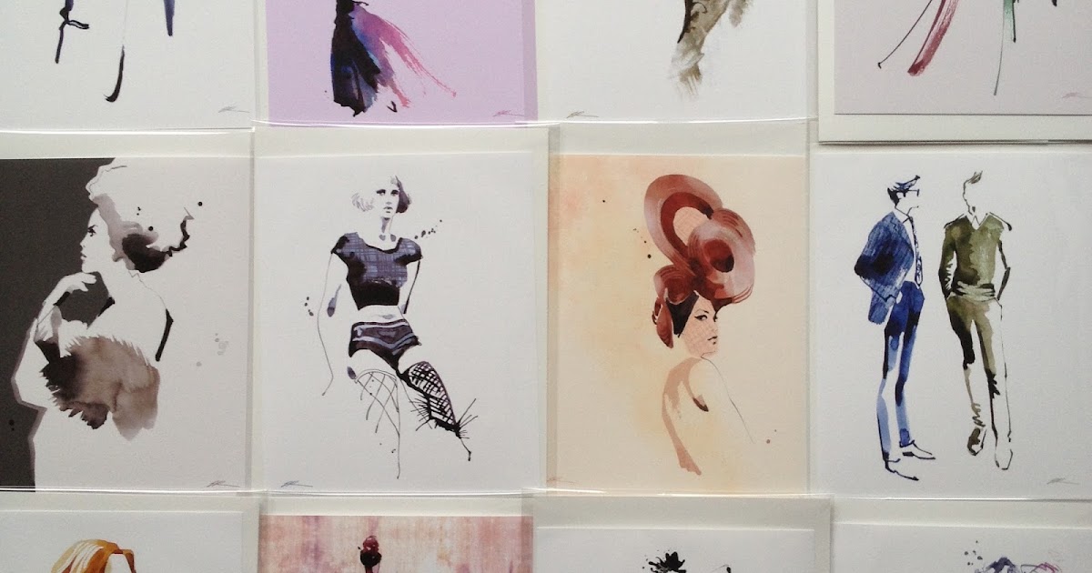 Ellie Rahim Illustration and Design Fashion Sketch Prints