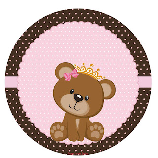 Princes Bear Toppers or Free Printable Candy Bar Labels.