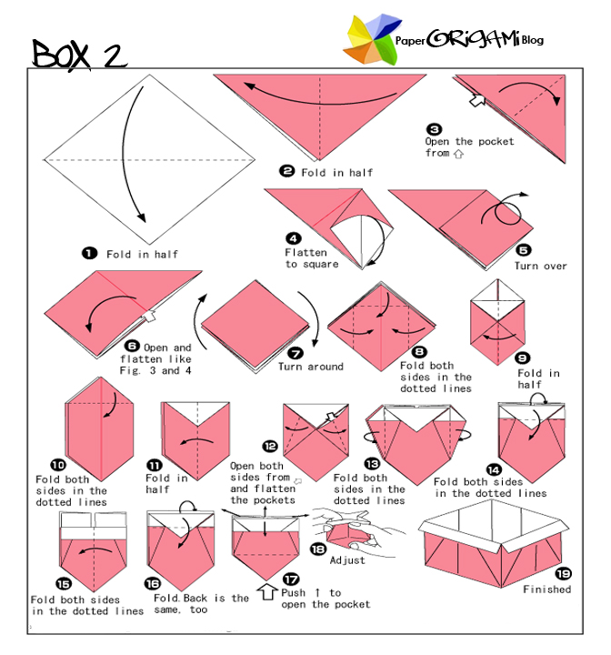 Printable Origami Box