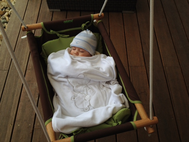 Pueden los bebés dormir en una hamaca?