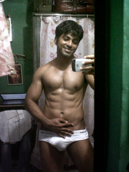 Shirtless Bollywood Men Cute Indian Guys Underwear Selfies-8296