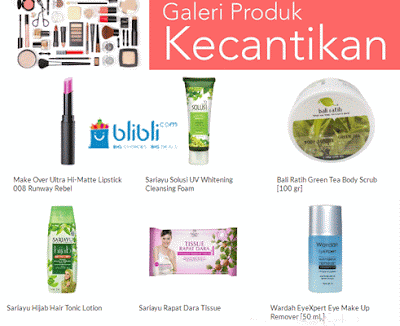 Galeri Produk Kecantikan Galeri Produk Kecantikan