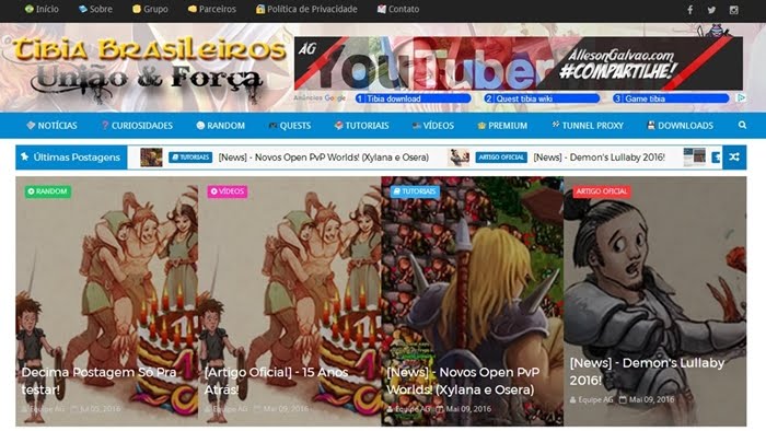 🔥 Lançamento do ✊ Tibia Brasileiros 3.0! 🎉 🔥 Lançamento do ✊ Tibia Brasileiros 3.0! 🎉