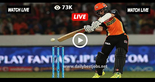 SRH vs DD Live Cricket Score Online IPL Live Streaming