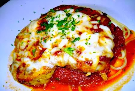 Oven Baked Chicken Parmesan- Mama Melrose's Oven Baked Chicken Parmesan- Mama Melrose's