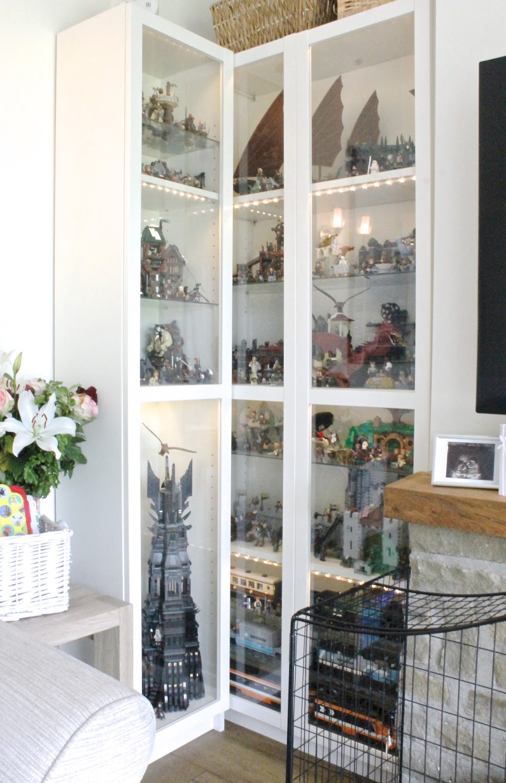Lego display cabinet, glass lego display cabinet, modern lego display cabinet, ikea lego display cabinet
