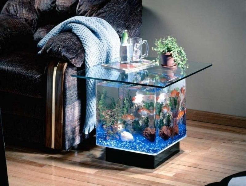 36 Model Meja Aquarium Modern Dan Tampil Beda Rumahku Unik