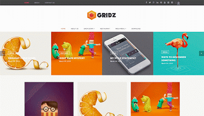 Gridz Responsive Blogger Template Free Download