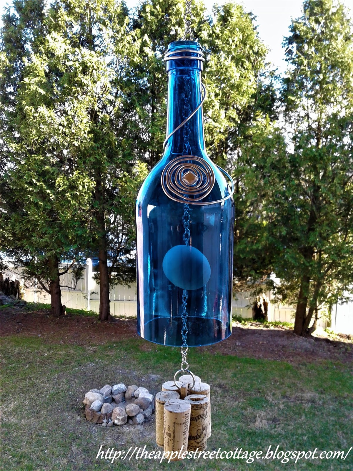 Wine Bottle Wind Chime
