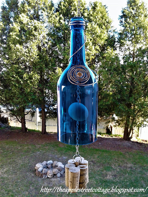 Wine DIY Bottle Wind Chime
