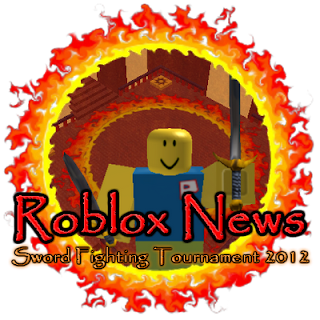 Roblox News August Sword Fighting Tournament Matches - roblox logo in corner