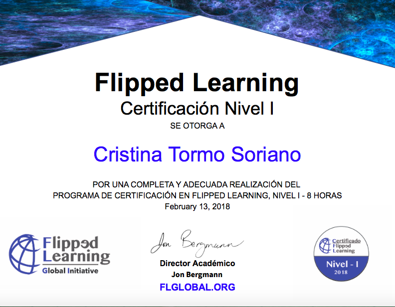 Certificado Flipped Learning