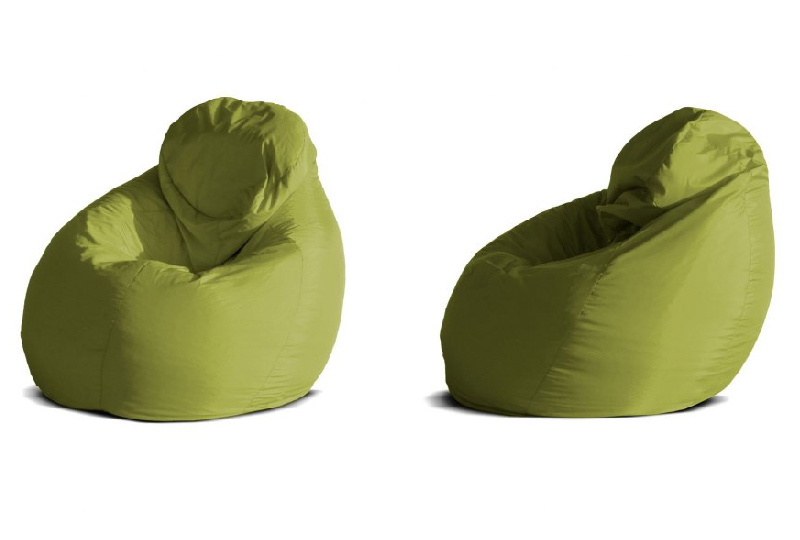 poltrone sacco di colore verde