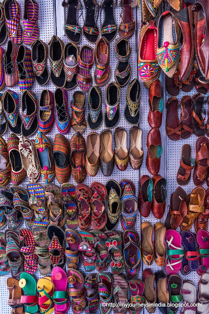 Colorful Shoes and Sandals Rajasthan