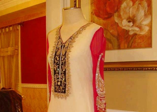 simple frock gala design