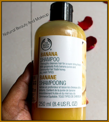 The Body Shop Banana Shampoo// Review, Price and Other Details on Natural Beauty And Makeup