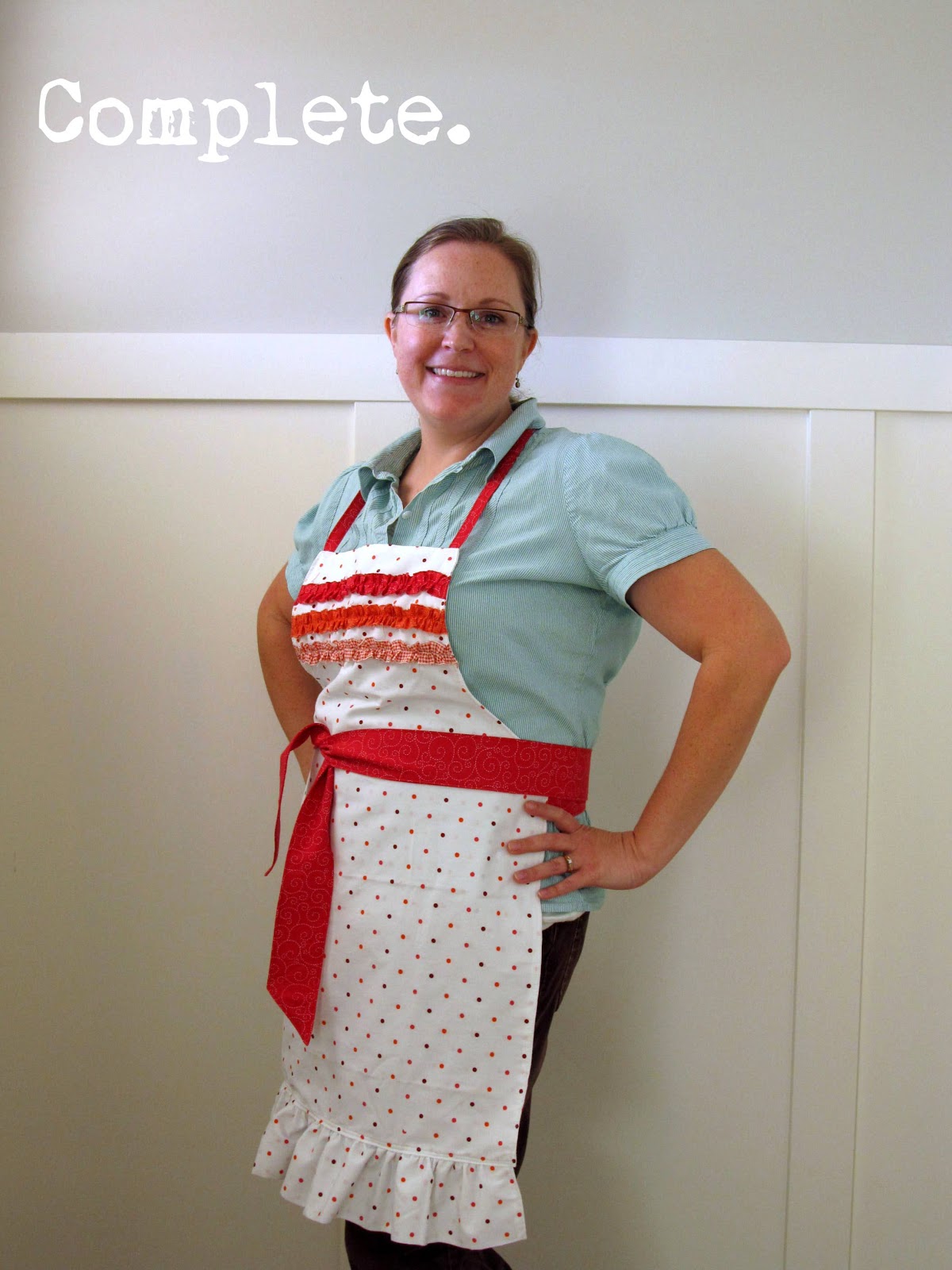 Pickup Some Creativity Ruffled Pillowcase Apron Tutorial