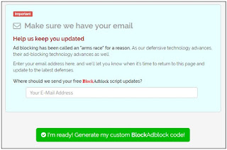 Cara Jitu Memasang Kode Script Anti AdBlock di Blogspot Terbaru, Termudah dan Aman bagi Blog Anda.