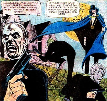 Phantom Stranger #32, a ghoulish raid
