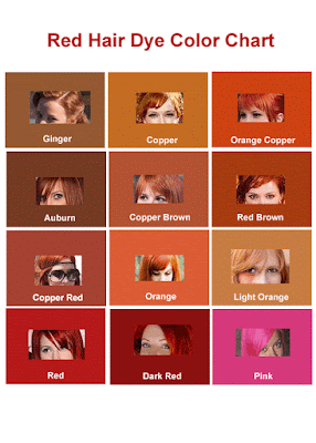 Red Hair Color Chart Hairstyles Haircuts Trends