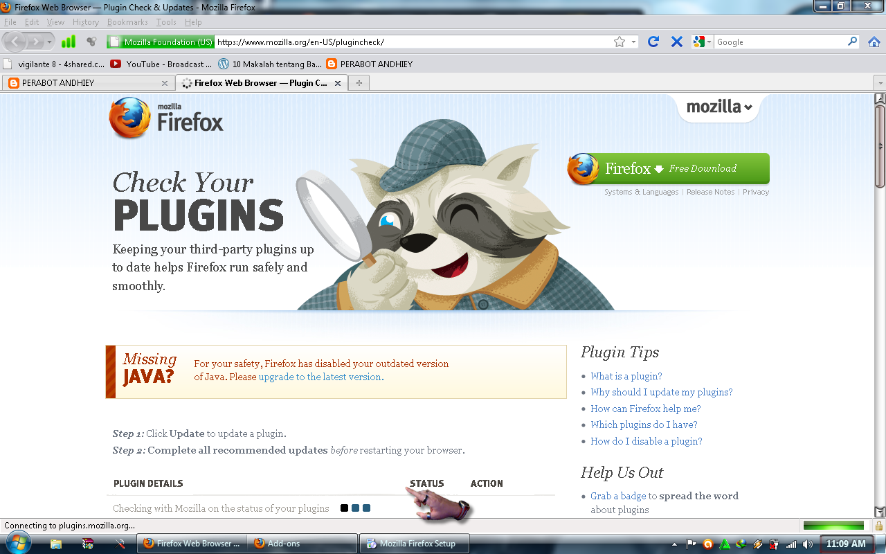 Refox. Firefox plugins