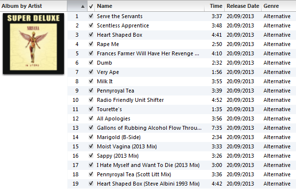 Download album Nirvana In Utero m4a DBREE rar