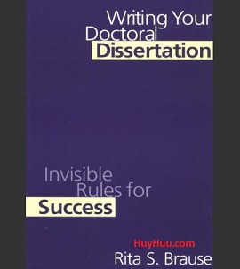 writing your doctoral dissertation