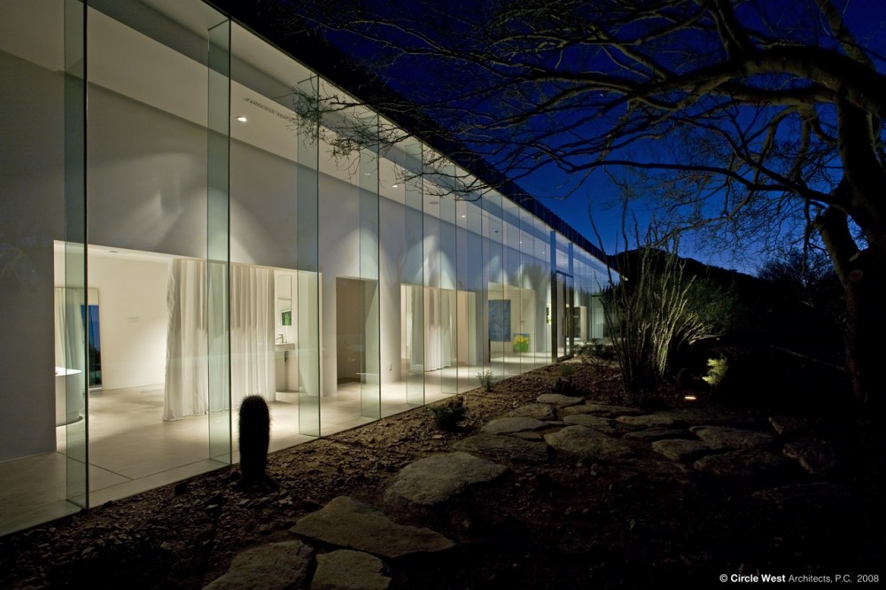 Glazed walls house, Arizona, USA Most Beautiful Houses in the World