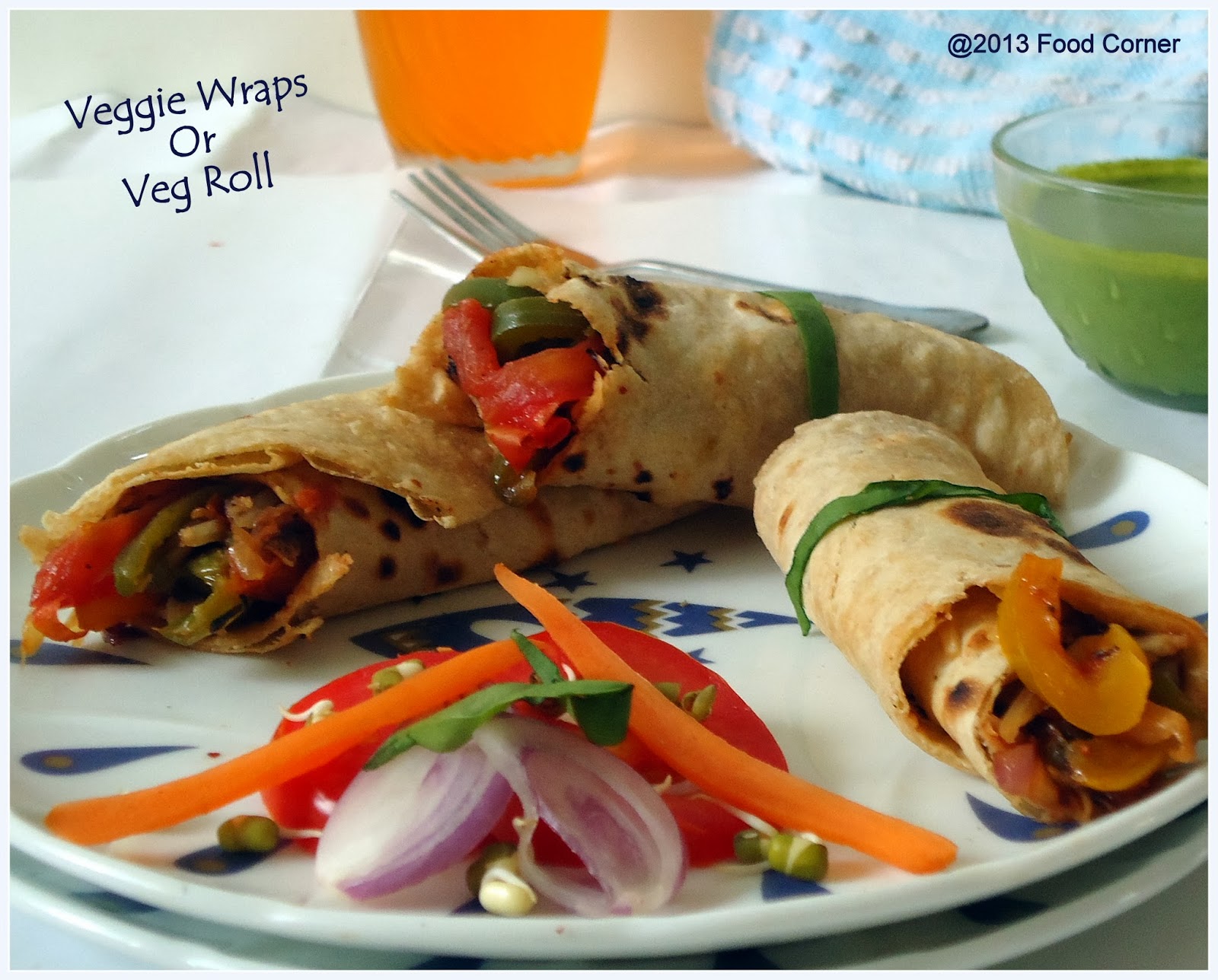 Vegetable Wrap Recipe Wraps Recipe Veg Roll Recipe Kiran's Food