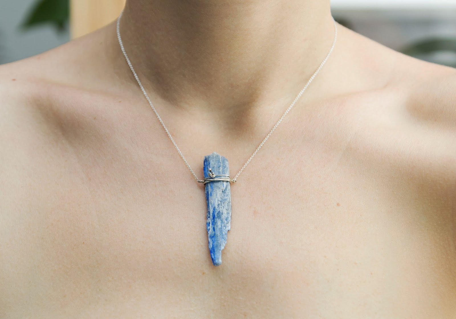 Ciondolo Genesa Apatite Blu Per Il Quinto Chakra - Zen Home - Foto 11