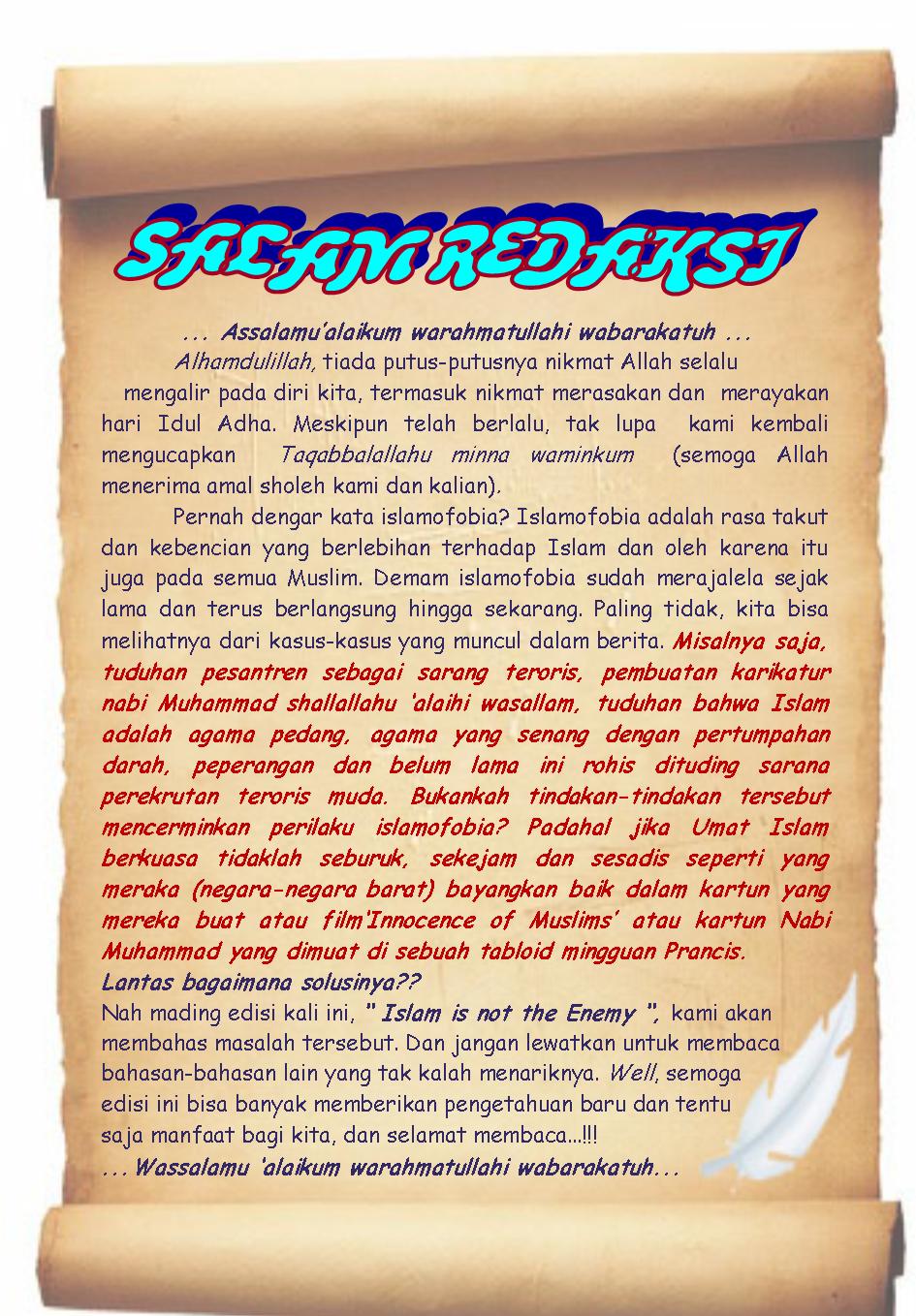 Contoh Kata Pengantar Redaksi Mading Contoh 290917 Contoh Kata Pengantar Redaksi Mading Contoh 290917