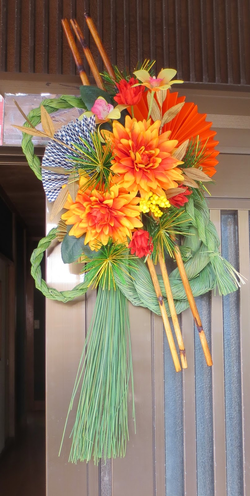 花曜日 玄関のお正月飾り