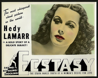 Cartel en lengua inglesa de la película, Extasis, 1933 de Machaty